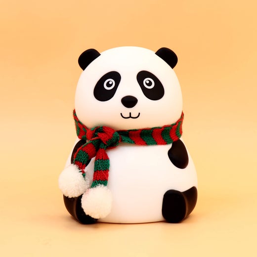 Lastenvalaisin Panda, RGB, ladattava, valkoinen