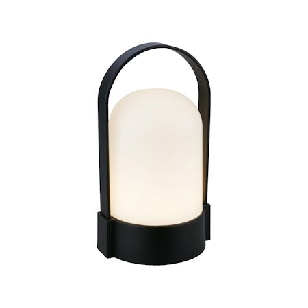 Brilo Asa ladattava LED-lyhty musta